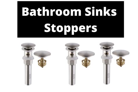types of bathroom sink drains